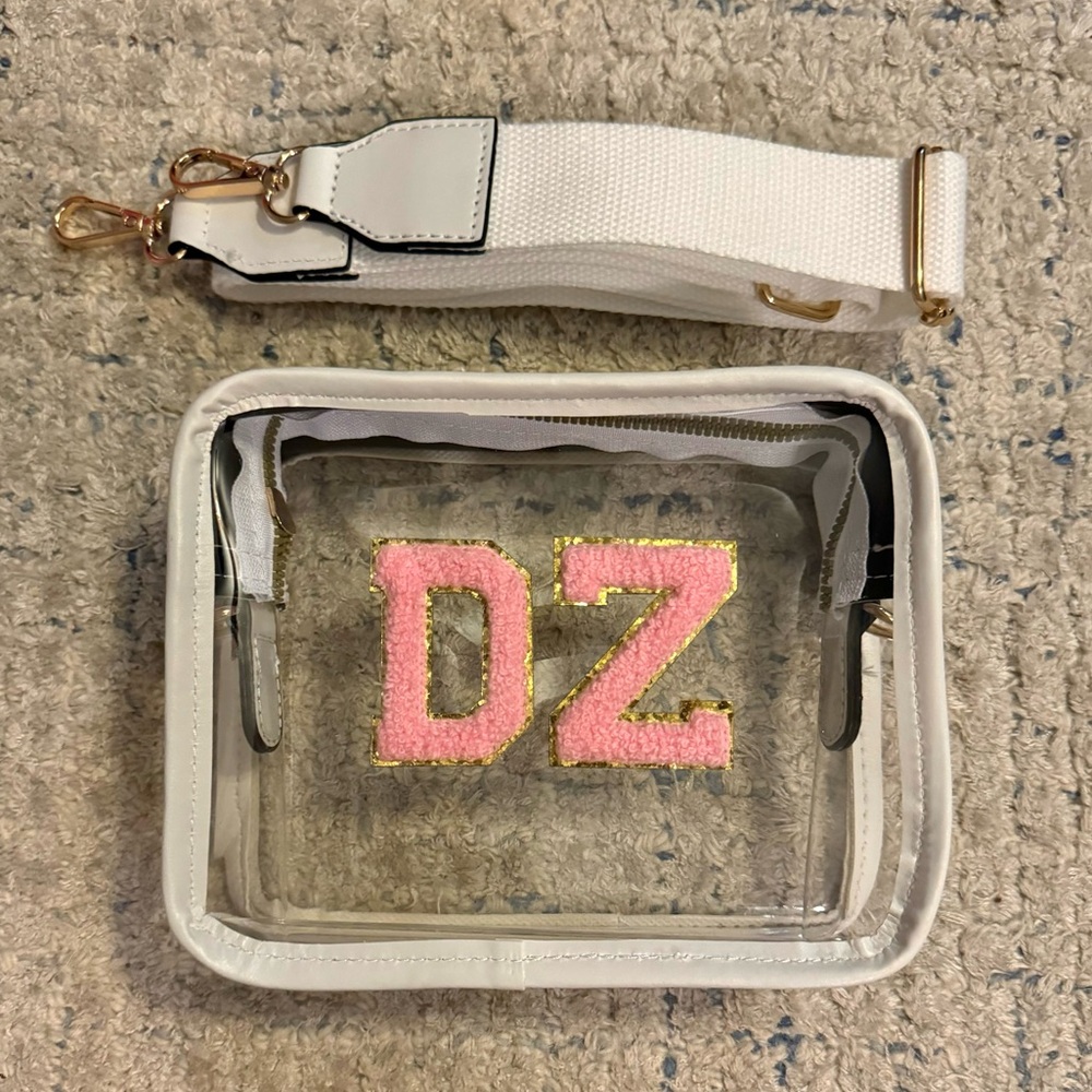 Clear crossbody bag